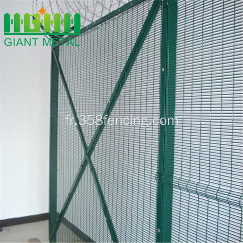 Clôture grillagée anti-grillage Steel Security 358